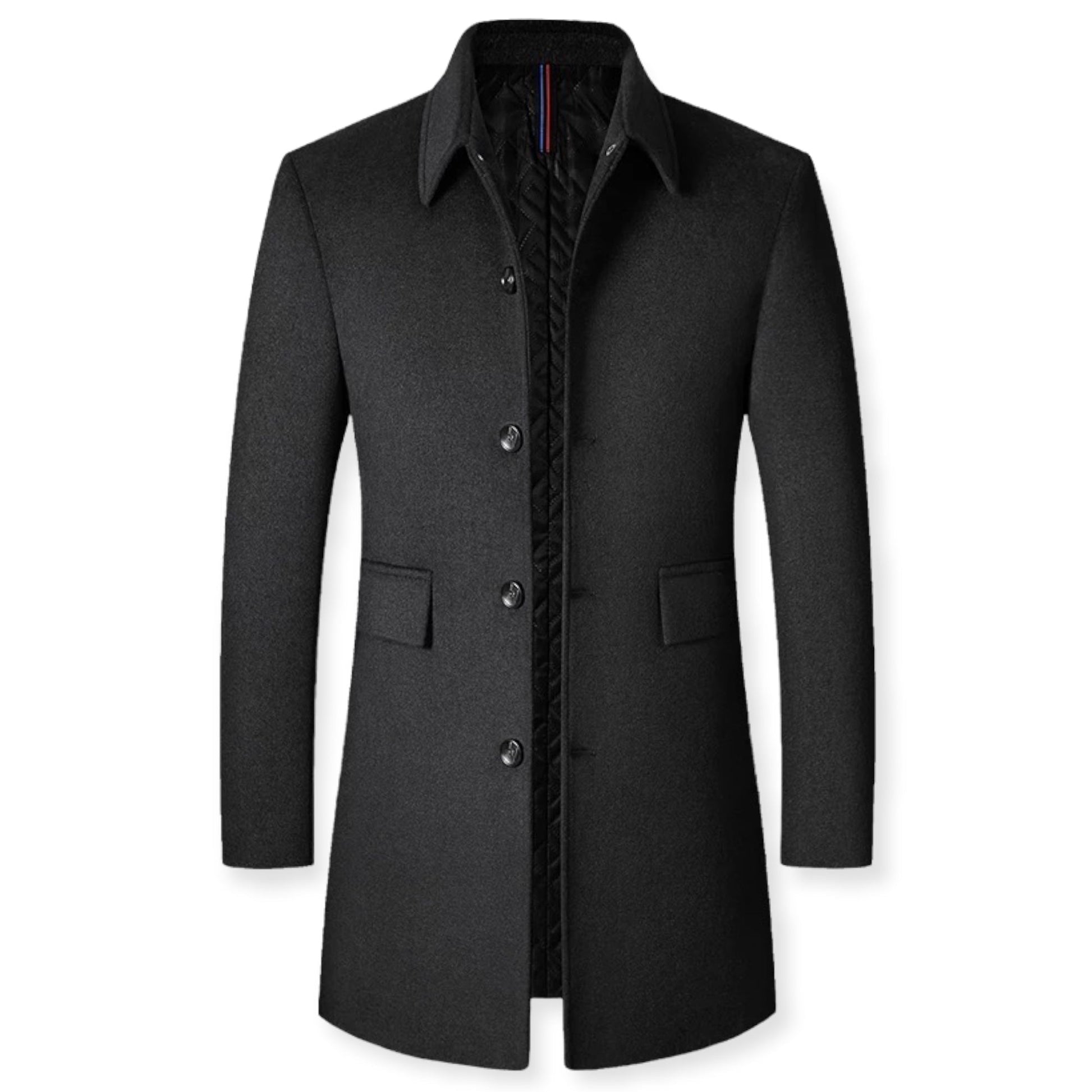Abrigo Hombre Corte Slim Fit con Botones - Mavetta