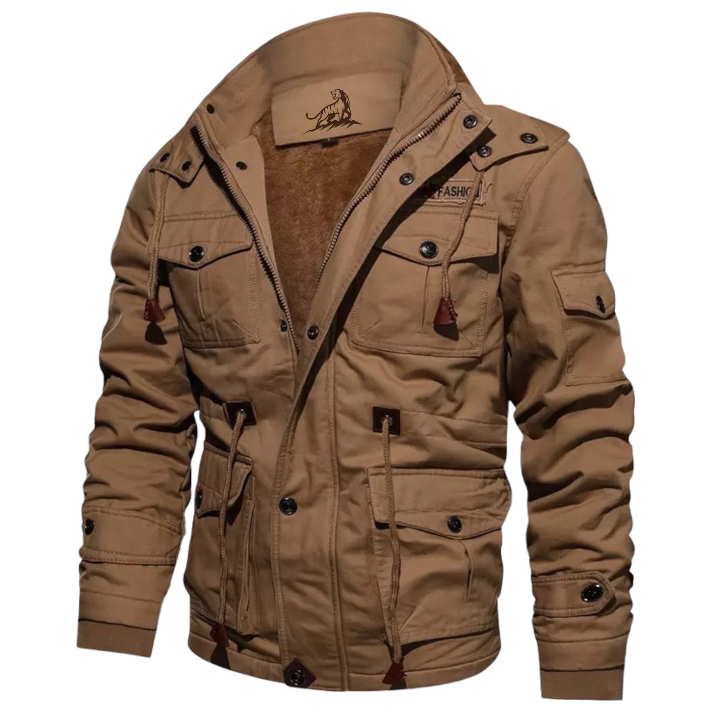 Chaqueta Hombre Táctica Exterior con Múltiples Bolsillos