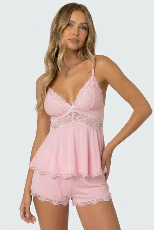 Conjunto Mujer de Encaje Ajuste Elegante - Mavetta