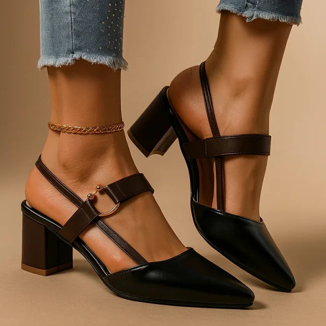 Tacones Mujer con Anillo Ajuste Elegante