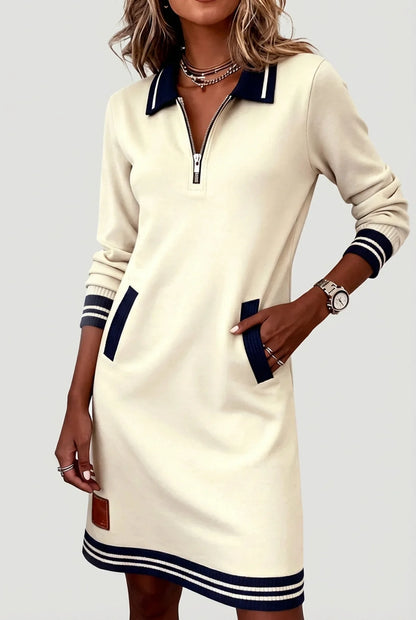 Vestido Elegante Mujer Ajuste Clásico