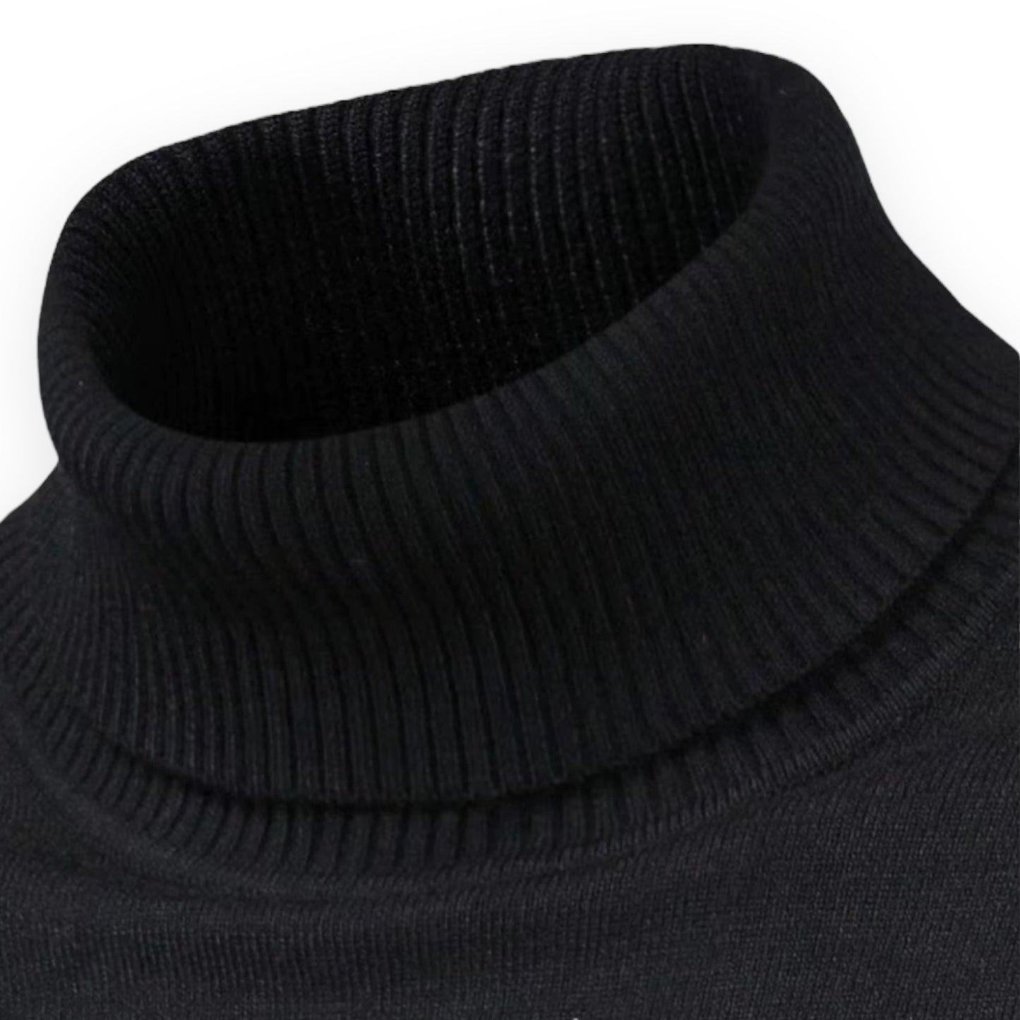 Jersey Hombre Cuello Alto Ajuste Slim