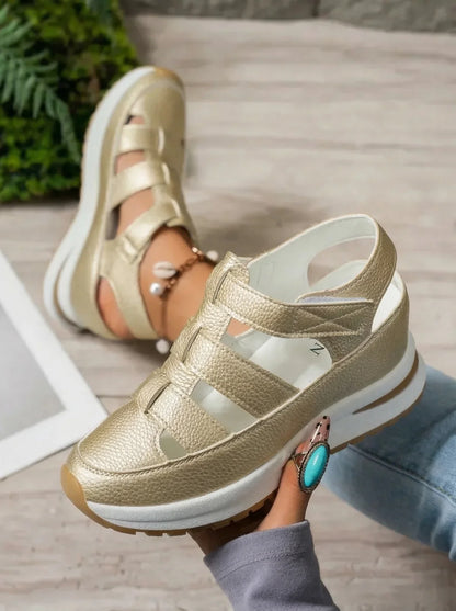 Sandalias Mujer de Cuña Comodas Ajuste Ergonómico