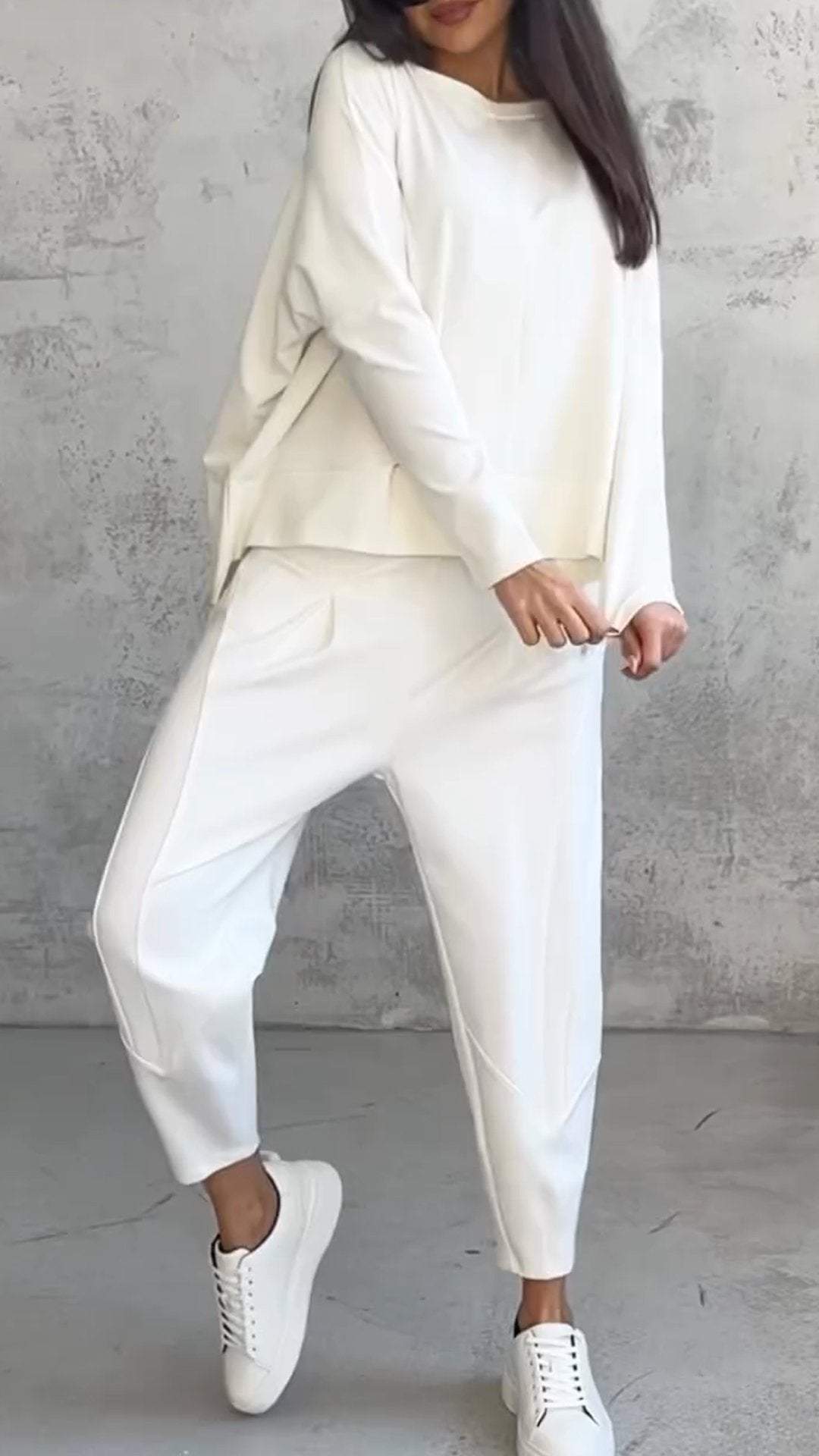 Traje Mujer Dos Piezas Fluido Blazer y Pantalón Ajustado