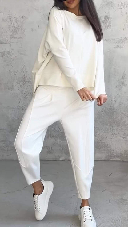Traje Mujer Dos Piezas Fluido Blazer y Pantalón Ajustado