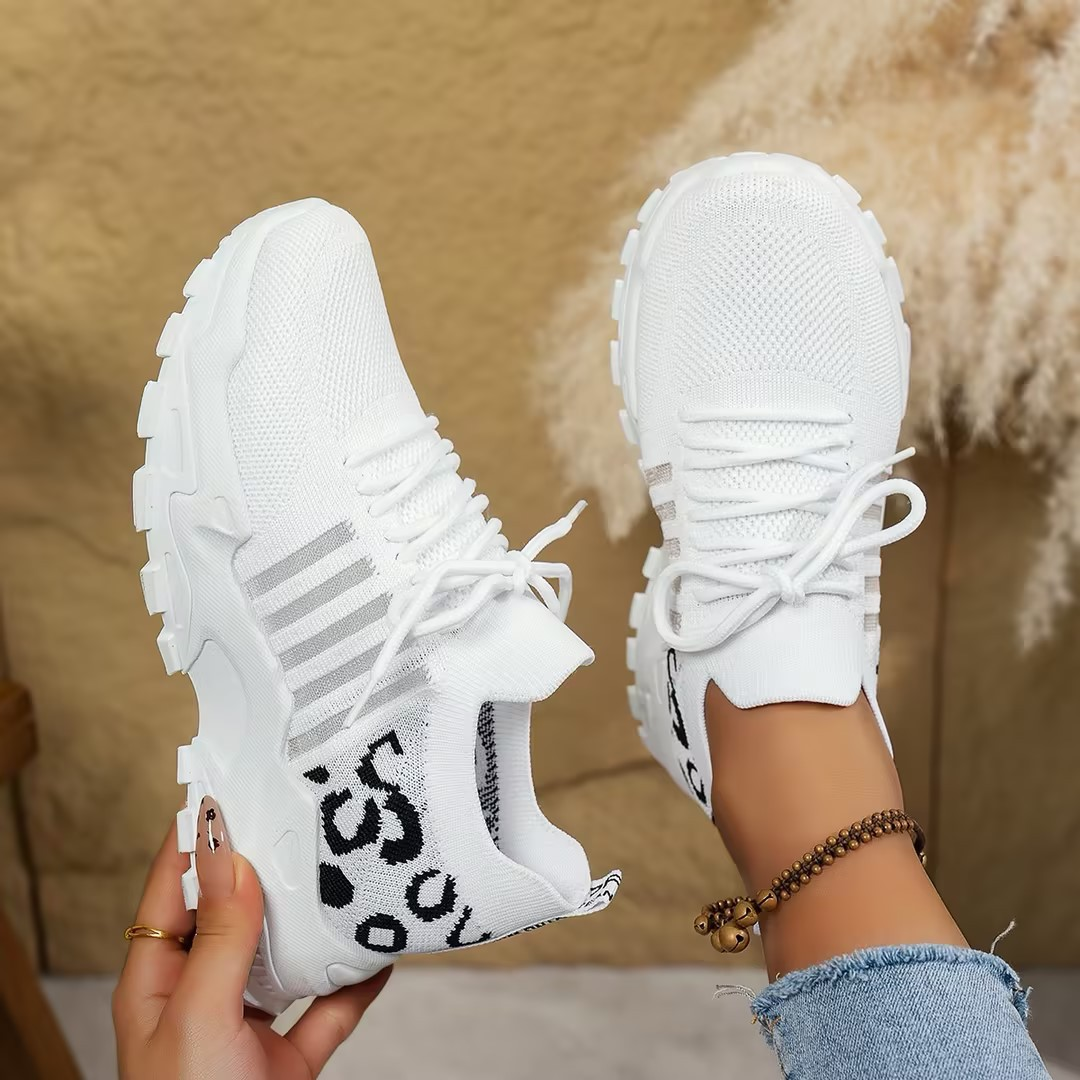 Zapatillas ortopédicas mujer suela gruesa con cordones