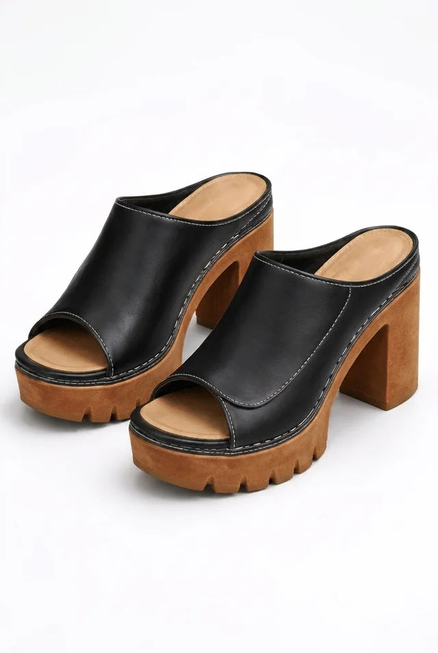 Tacones Plataforma Mujer Estilo Elegante