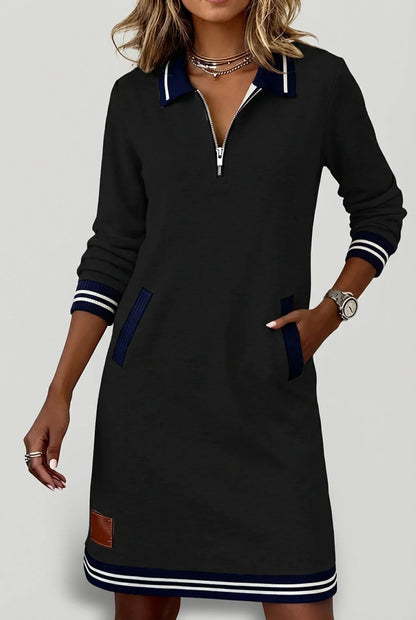 Vestido Elegante Mujer Ajuste Clásico
