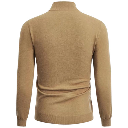 Jersey Hombre con media cremallera y cuello redondo
