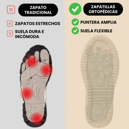 Zapatillas Ortopédicas Mujer Comodas Ajuste Ergonómico