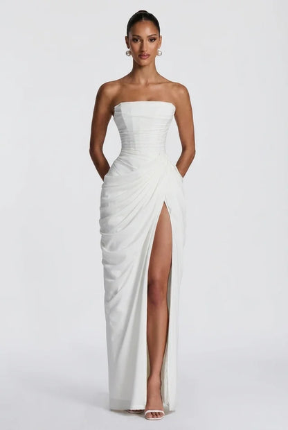 Vestido Largo Mujer Ajuste Elegante