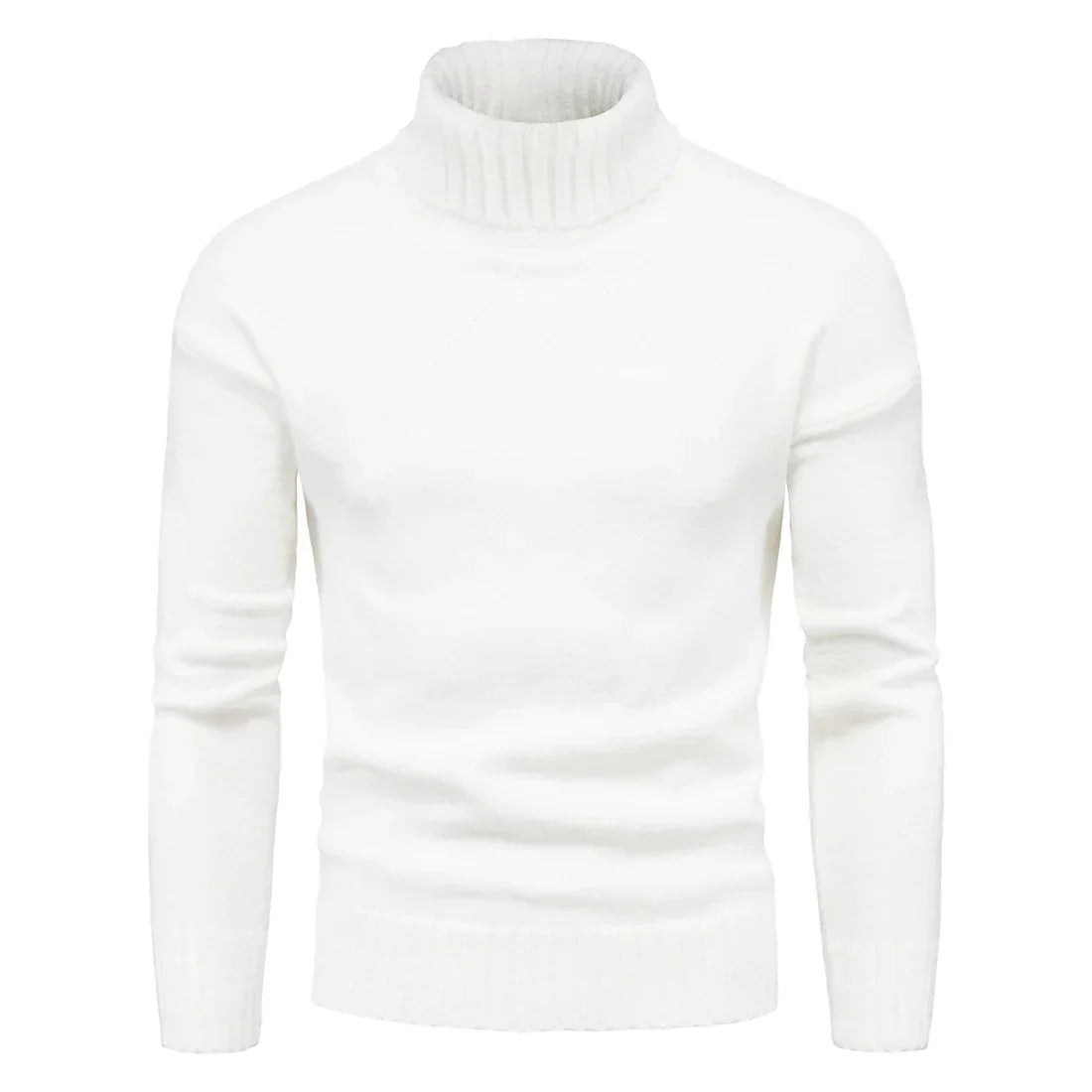 Suéter Hombre de Punto Casual Cuello Alto