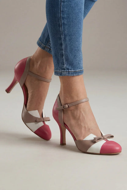 Zapatos Tacón Mujer Estilo Vintage Clásico