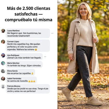 Zapatillas Ortopédicas Mujer Comodas Ajuste Ergonómico