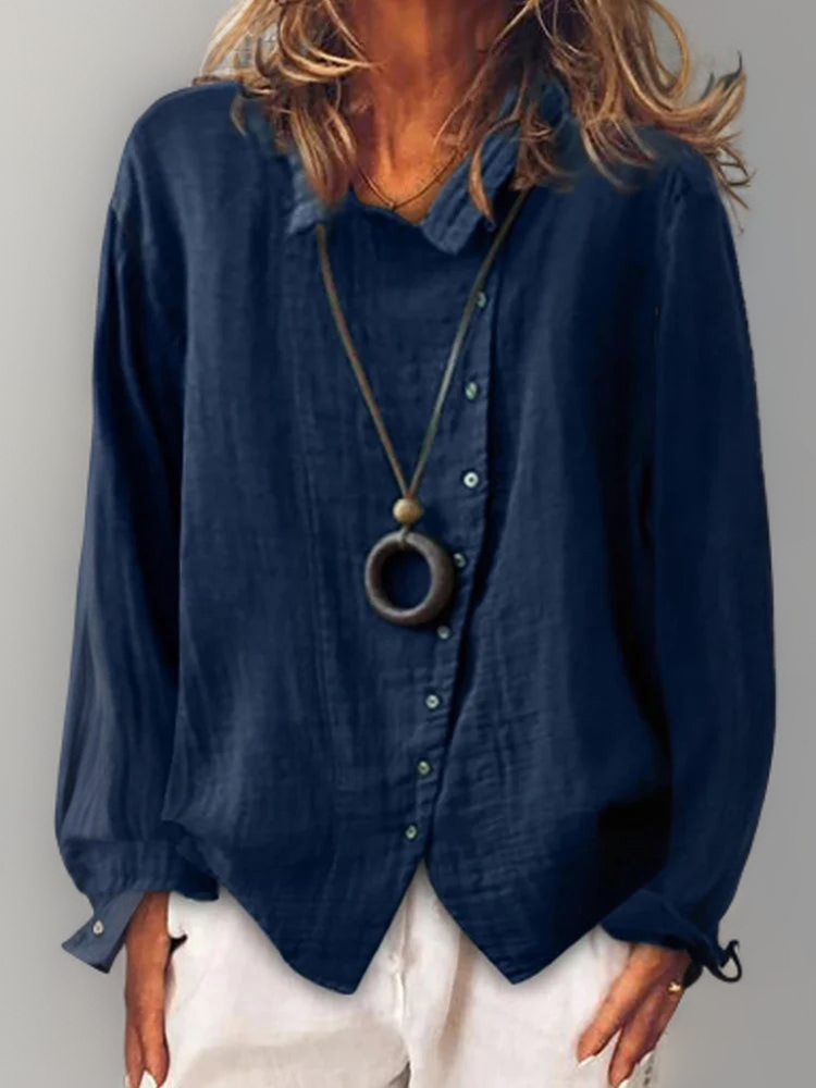 Camiseta Mujer Algodón Ajuste Relajado Minimalista