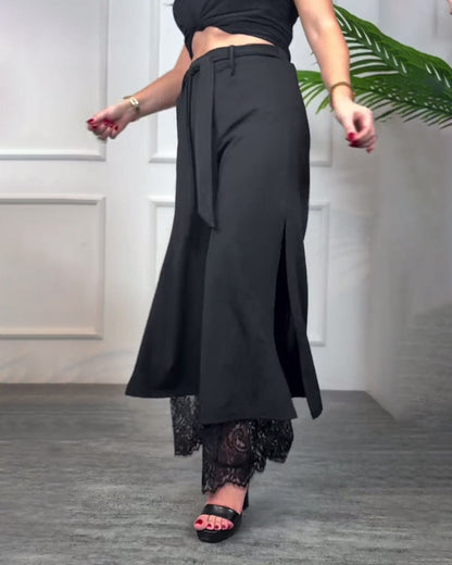 Vestido Largo Mujer de Encaje Diseño Romántico Femenino