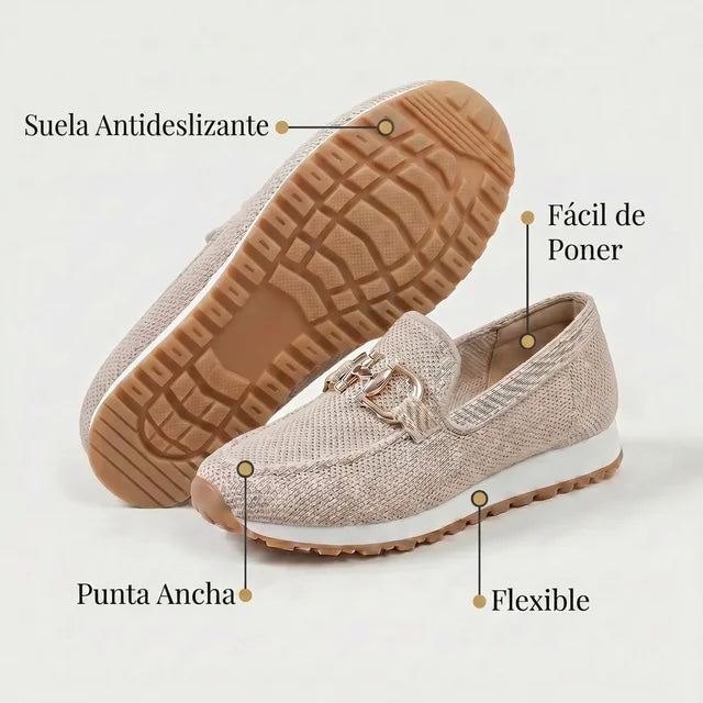 Mocasines Ortopédicos Mujer Ajuste Confort