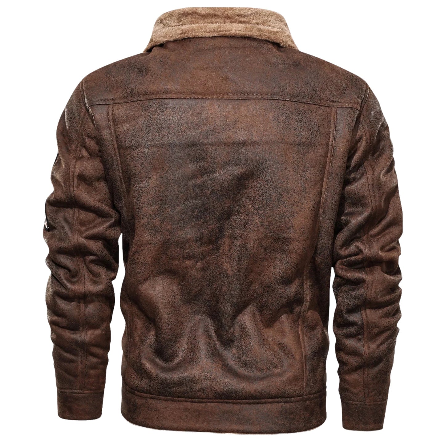 Abrigo Hombre estilo Retro con Forro de Felpa
