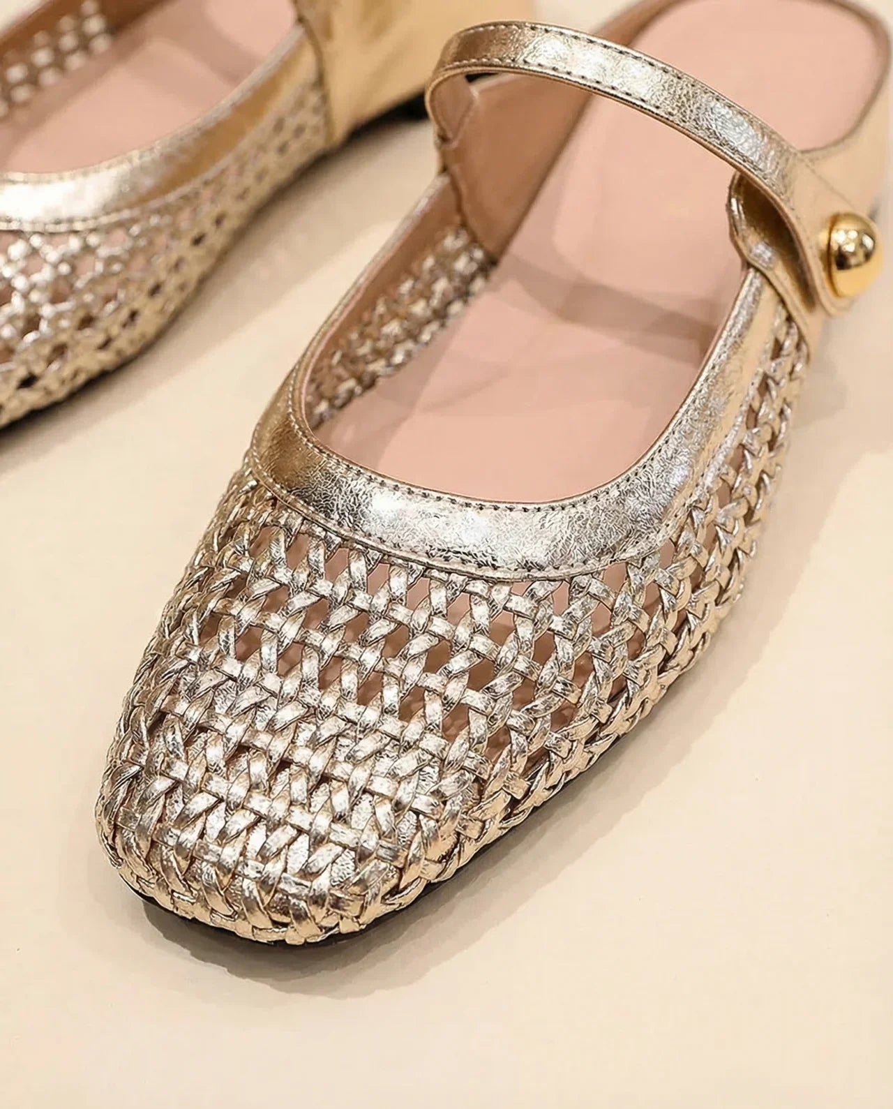 Sandalias Mujer Trenzadas Estilo Mary Jane