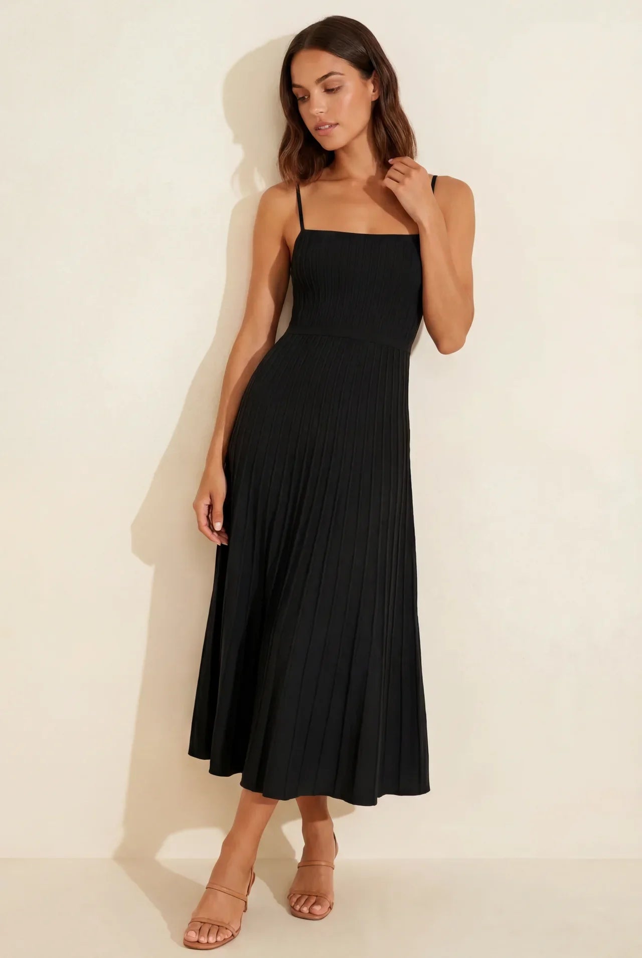 Vestido Midi Mujer Largo Ajuste Marina - Mavetta