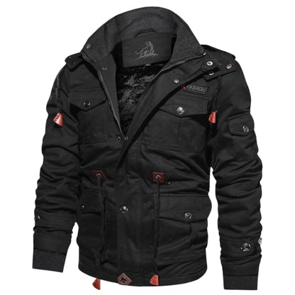 Chaqueta Hombre Táctica Exterior con Múltiples Bolsillos