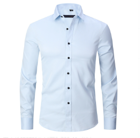 Camisa Hombre Casual Sin Arrugas Ajuste Regular