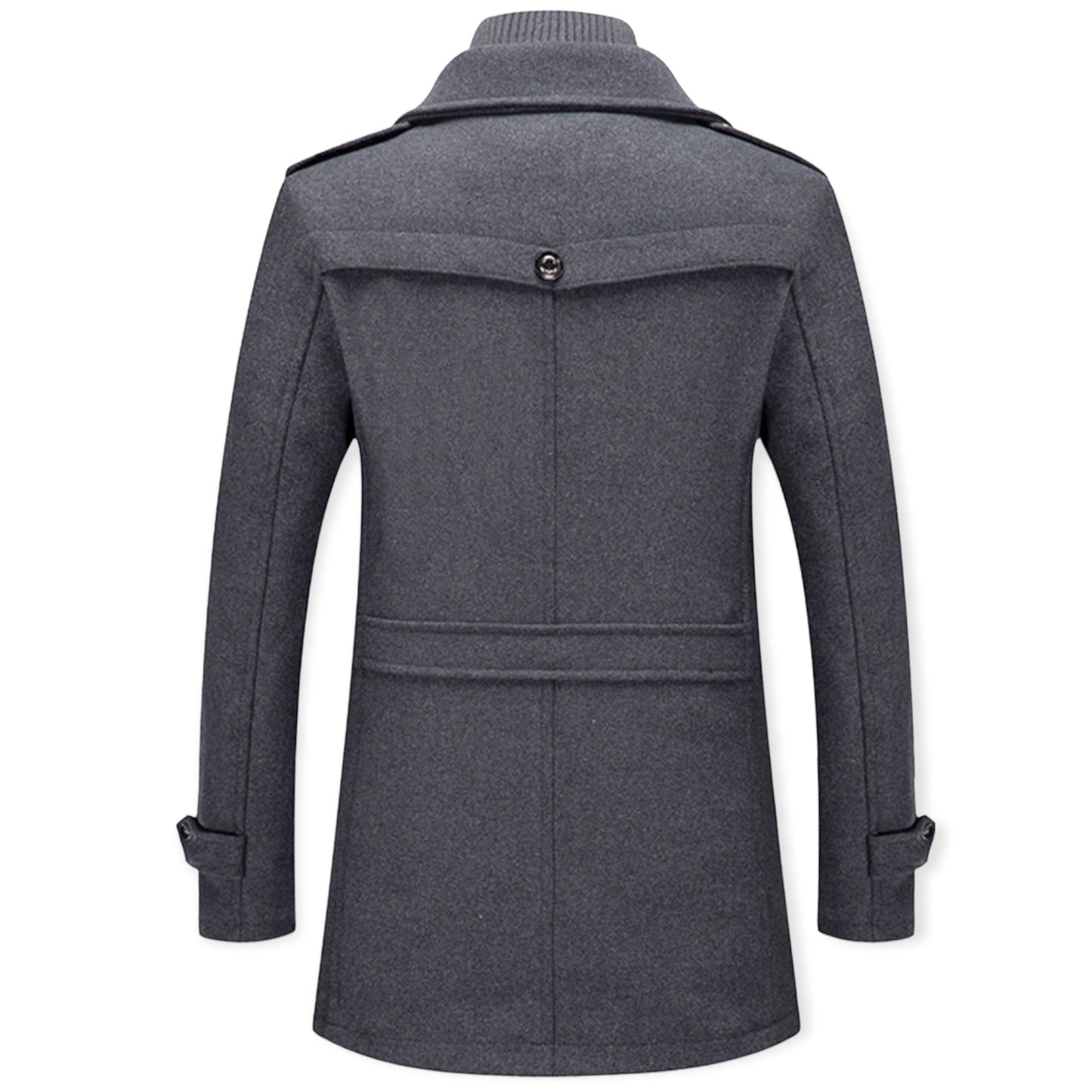 Chaqueta Hombre Casual con Cremallera y Cuello Alto