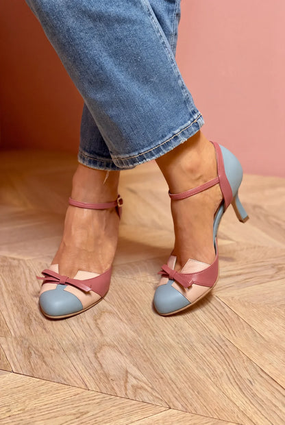 Zapatos Tacón Mujer Estilo Vintage Clásico - Mavetta