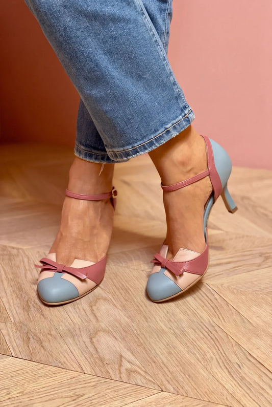 Zapatos Tacón Mujer Estilo Vintage Clásico - Mavetta