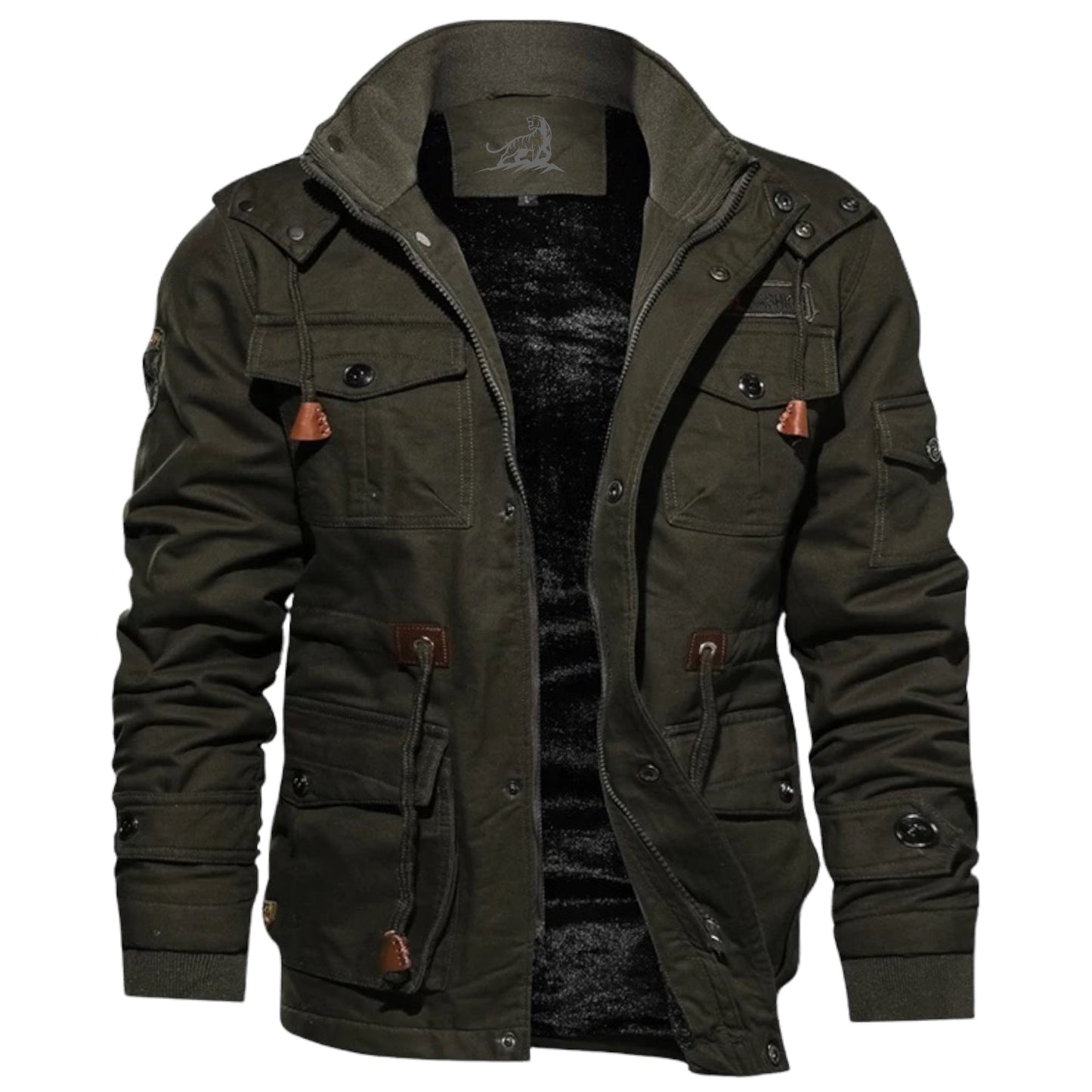 Chaqueta Hombre Táctica Exterior con Múltiples Bolsillos