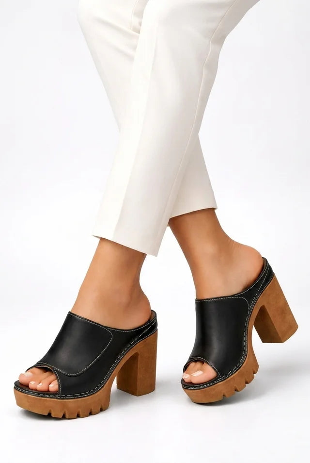 Tacones Plataforma Mujer Estilo Elegante