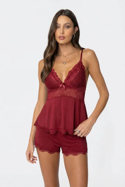 Conjunto Mujer de Encaje Ajuste Elegante