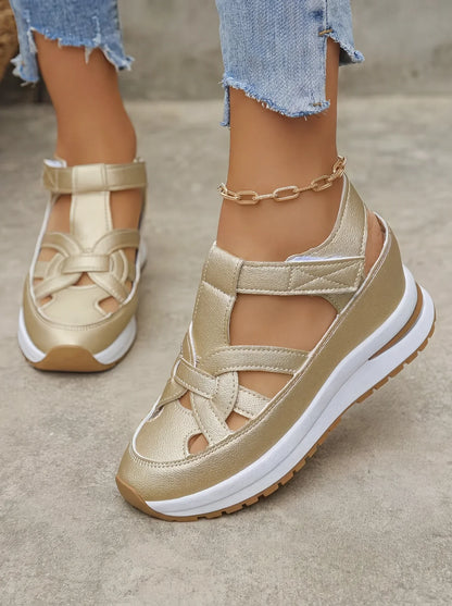 Sandalias Mujer de Cuña Comodas Ajuste Confortable