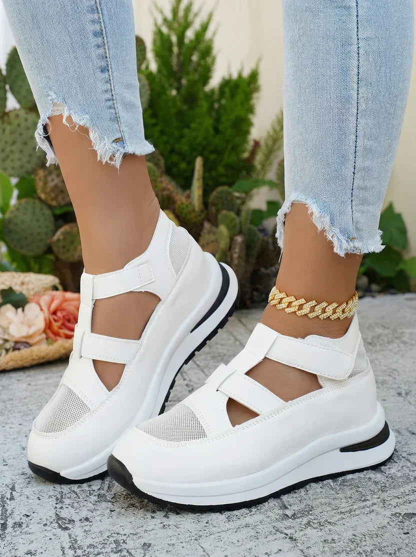 Sandalias Mujer con Ajuste Velcro