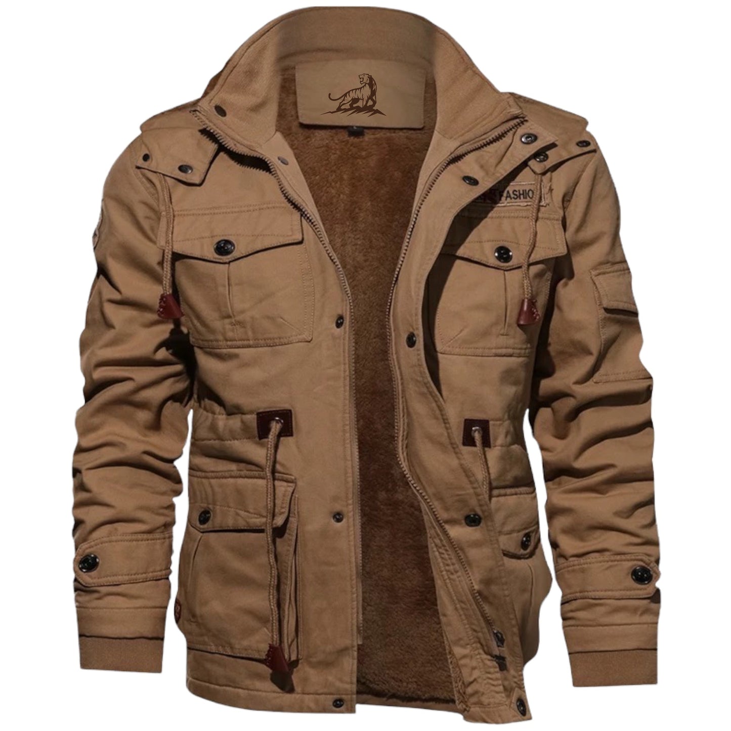 Chaqueta Hombre Táctica Exterior con Múltiples Bolsillos