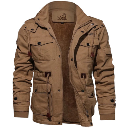 Chaqueta Hombre Táctica Exterior con Múltiples Bolsillos