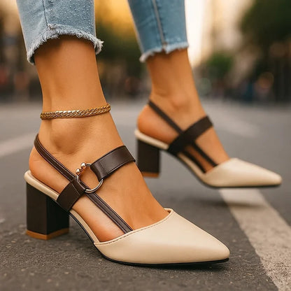 Tacones Mujer con Anillo Ajuste Elegante