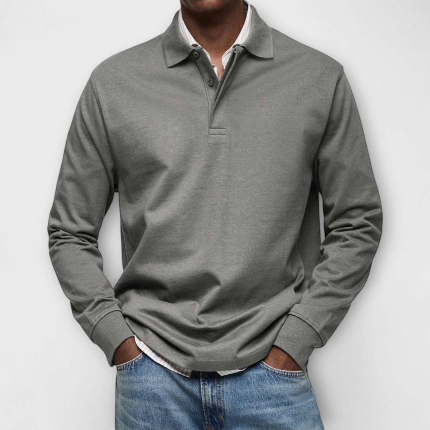 Polo Hombre Material Corte Moderno