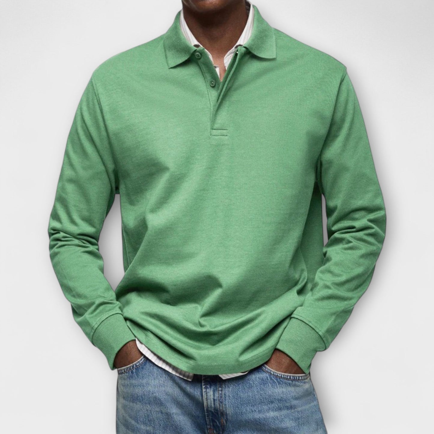 Polo Hombre Material Corte Moderno