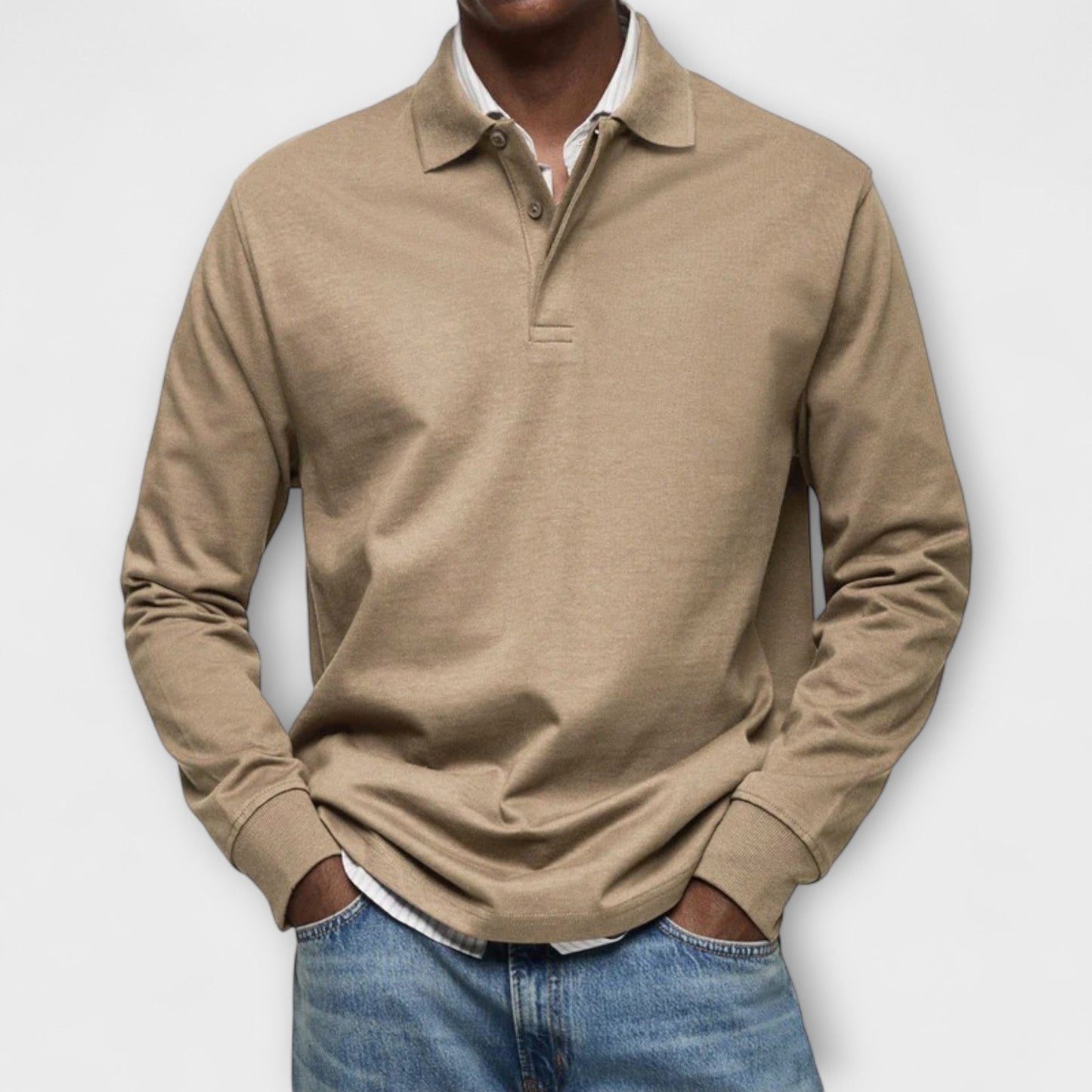 Polo Hombre Material Corte Moderno