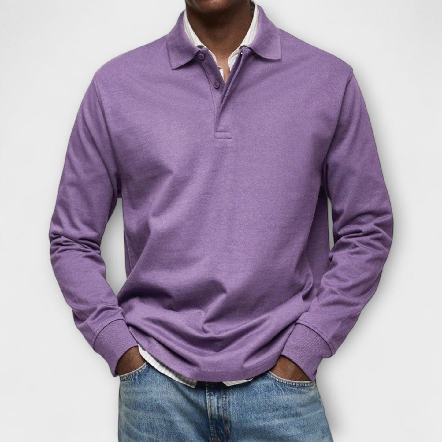 Polo Hombre Material Corte Moderno