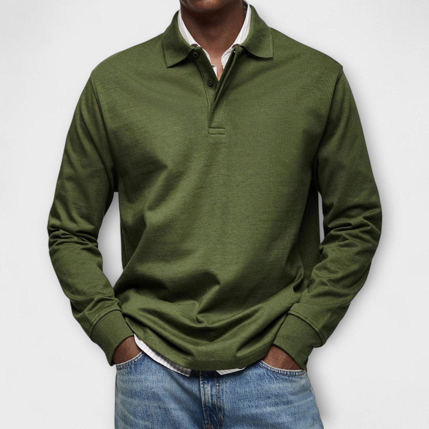 Polo Hombre Material Corte Moderno