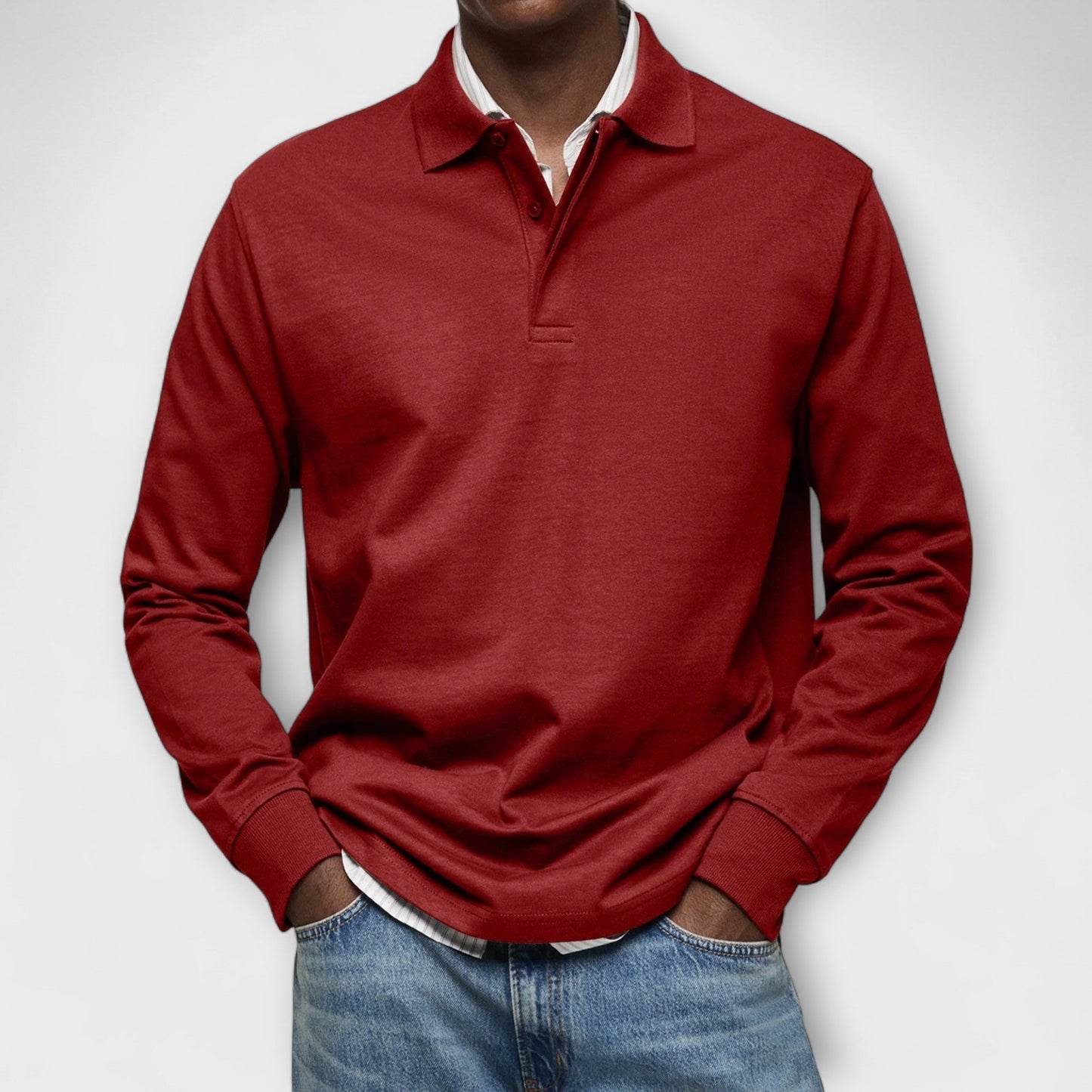 Polo Hombre Material Corte Moderno