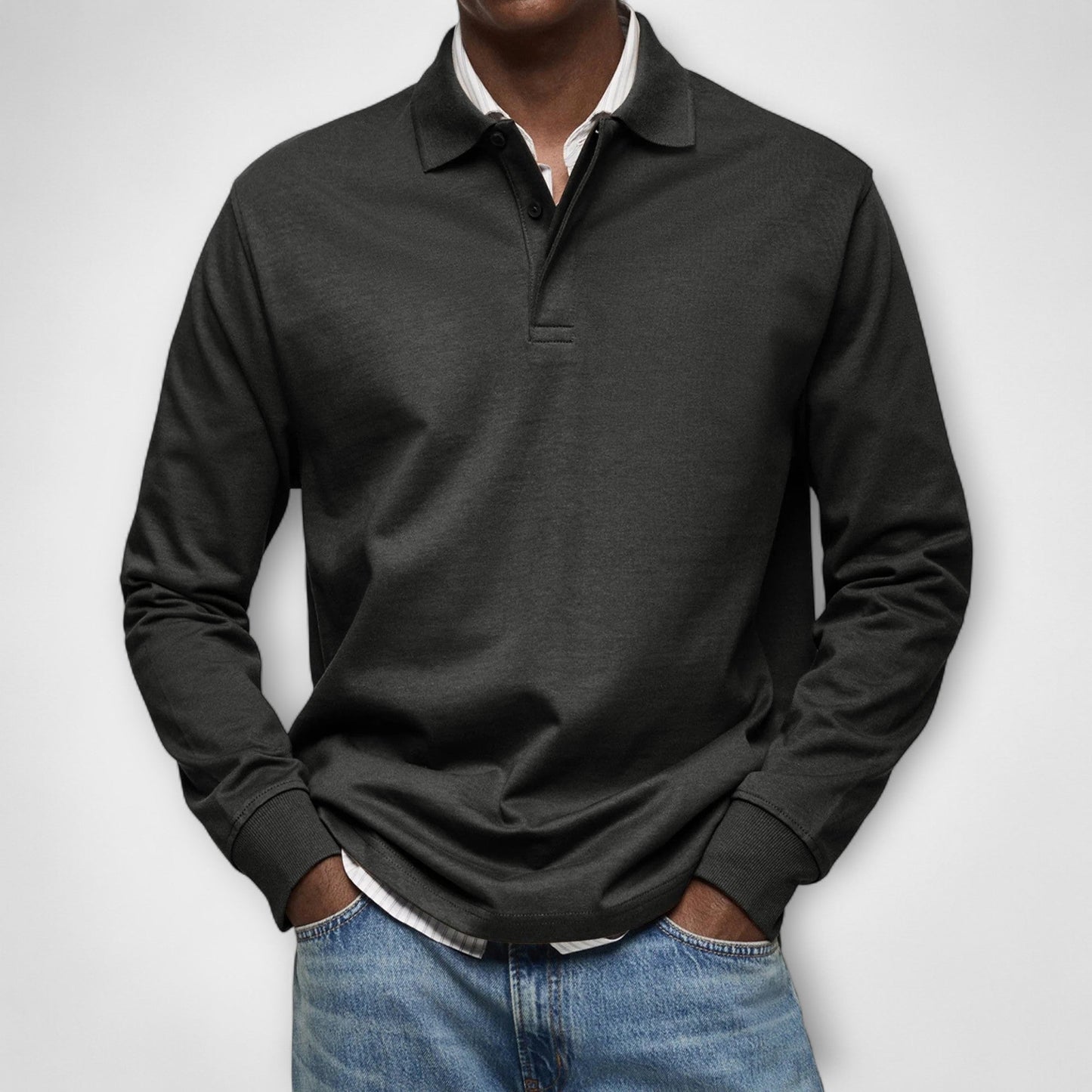 Polo Hombre Material Corte Moderno