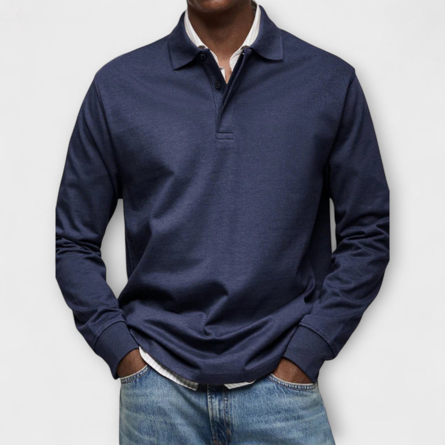 Polo Hombre Material Corte Moderno