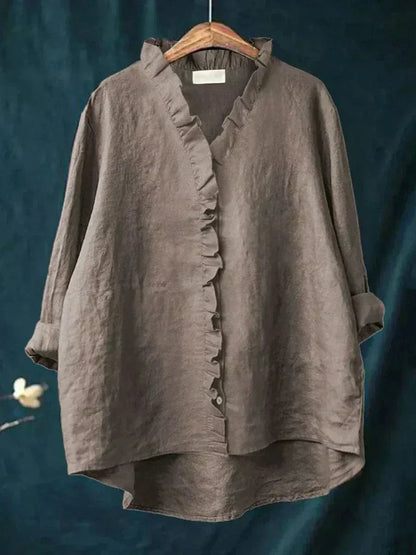 Blusa Mujer Verano Tela Ligera Ajuste Suelto