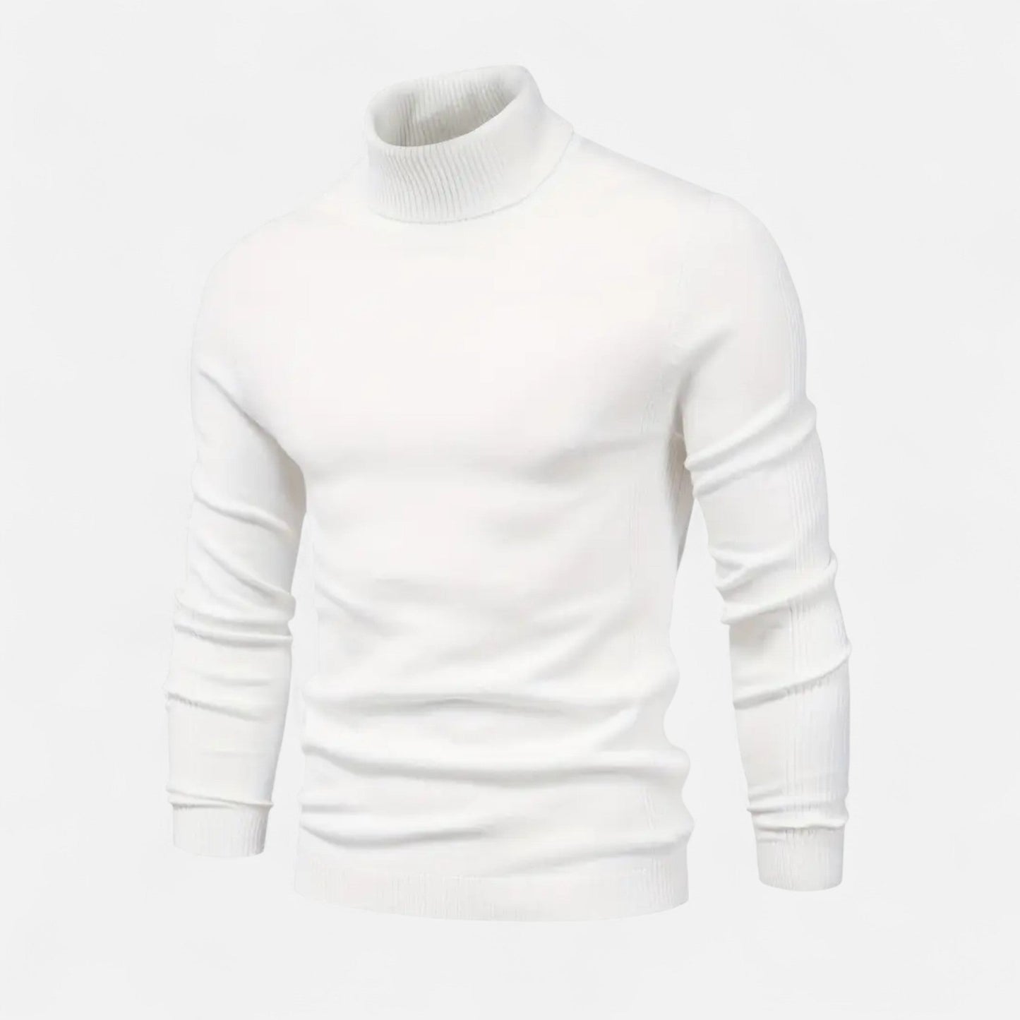 Jersey Hombre Cuello Alto Clásico Ajuste Regular