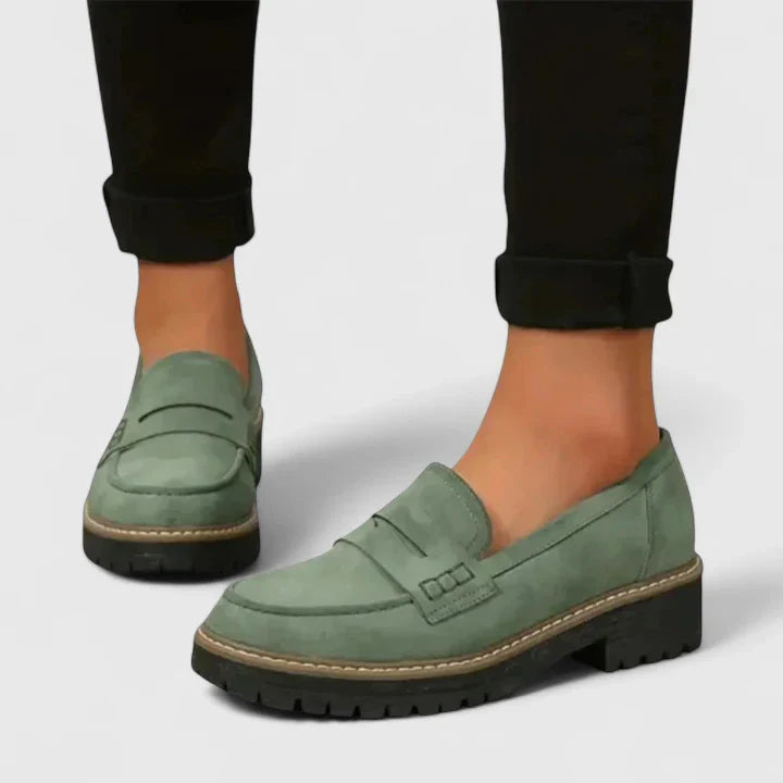 Mocasines Mujer de Cuero Suela Ergonómica Diseño Clásico