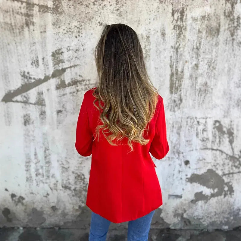 Blazer Mujer Elegante Ajuste Cómodo
