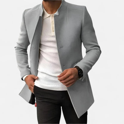 Abrigo Hombre de Lana Corte Clásico Elegante
